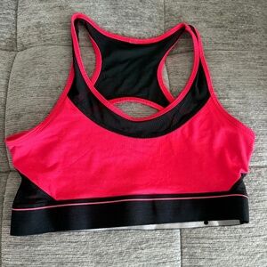 Fabletics Sports Bra, pink sports bra, fabletics XL